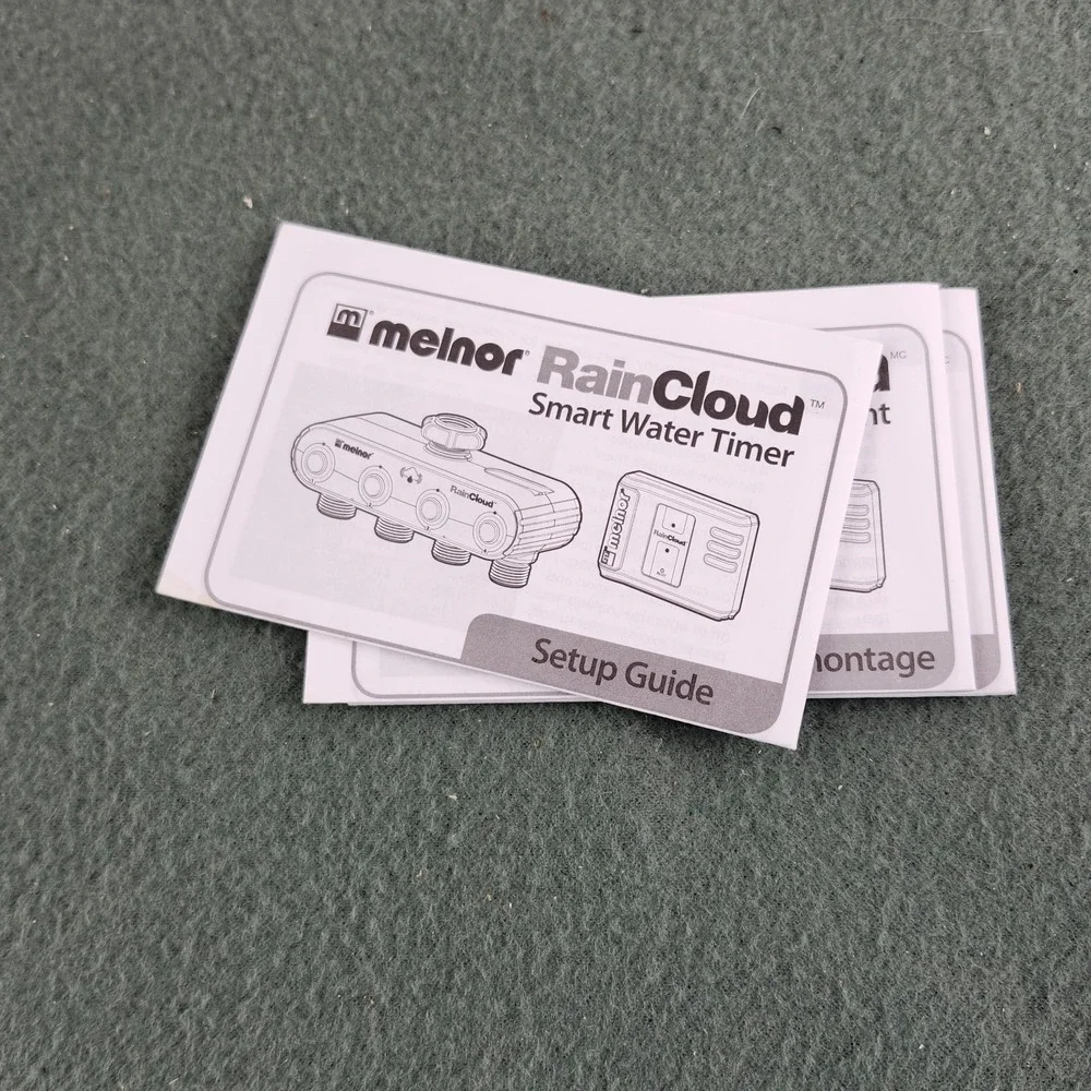 Melnor RainCloud Smart Water Timer 4-Zone Irrigation Control 16043 Valve